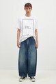 NEIGHBORHOOD tricou din bumbac Tee SS-15 242PCNH.ST15 alb