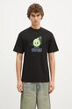 Butter Goods pamut póló Bomb Tee pamut fekete BG243100