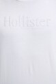 Памучна тениска Hollister Co. KI323.4213.100 бял