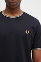 Хлопковая футболка Fred Perry Twin Tipped T-Shirt тёмно-синий M1588.W53