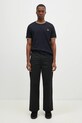 Хлопковая футболка Fred Perry Twin Tipped T-Shirt M1588.W53 тёмно-синий
