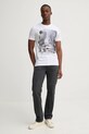 PS Paul Smith tricou din bumbac M2R.010R.PP5086 alb SS25