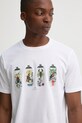 Памучна тениска PS Paul Smith бял M2R.011R.PP5080