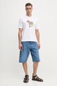 PS Paul Smith tricou din bumbac M2R.220X.PP4701 alb SS25