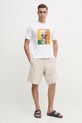 PS Paul Smith tricou din bumbac M2R.220X.PP4703 alb SS25