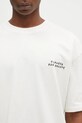 Flowers for Society t-shirt bawełniany Basic beżowy FFSAPP122