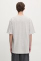 Îmbrăcăminte Flowers for Society tricou din bumbac Basic FFSAPP040 gri