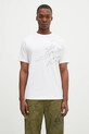 Maharishi tricou din bumbac Dpm: Sparse Bonsai T-Shirt imprimeu alb 5339.WHITE