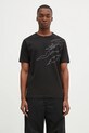 Хлопковая футболка Maharishi Dpm: Sparse Bonsai T-Shirt regular чёрный 5339.BLACK