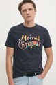 Lindbergh tricou din bumbac bleumarin 30.400311.NAVY