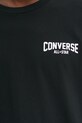 Хлопковая футболка Converse 10027561.A01 чёрный