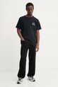 Bavlněné tričko Converse 10027195.A01 černá SS25