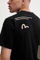 Evisu tricou din bumbac Seagull & Evisu Print 2EAHTM4TS7070 negru