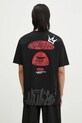 Îmbrăcăminte AAPE tricou din bumbac Theme AAPTEM1425XXM negru