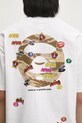Хлопковая футболка AAPE Theme белый AAPTEM1499XXM