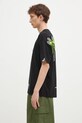 Βαμβακερό μπλουζάκι AAPE Theme Main AAPTEM1555XXN μαύρο AW24