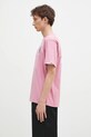 Хлопковая футболка AAPE Basic AAPTEM1562XXN розовый AW24