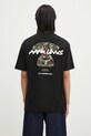 Одежда Хлопковая футболка AAPE Moon Face Logo AAPTEM1564XXN чёрный