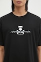 Хлопковая футболка AAPE Moon Face Logo чёрный AAPTEM1564XXN