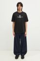 AAPE cotton t-shirt Moon Face Logo AAPTEM1564XXN black