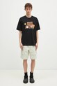 Бавовняна футболка AAPE Aaper Universe AAPTEM1573XXN чорний