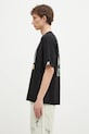 AAPE t-shirt in cotone Moon Face Logo AAPTEM1547XXN nero AW24