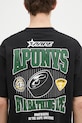 AAPE t-shirt in cotone Moon Face Logo nero AAPTEM1547XXN