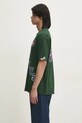 AAPE tricou din bumbac Moon Face Logo AAPTEM1548XXN verde AW24