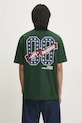 Abbigliamento AAPE t-shirt in cotone Moon Face Logo AAPTEM1548XXN verde