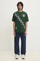 AAPE t-shirt in cotone Moon Face Logo AAPTEM1548XXN verde
