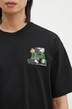 Хлопковая футболка AAPE Aaper чёрный AAPTEM1574XXN