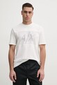 Armani Exchange t-shirt bawełniany biały 6DZTJD.ZJBYZ