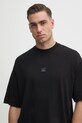 Бавовняна футболка Armani Exchange чорний XM000118.AF10361