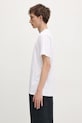 Βαμβακερό μπλουζάκι Wood Wood Ace 30250095 λευκό AW24