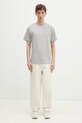 Wood Wood tricou din bumbac Essential Sami classic 30250245 gri