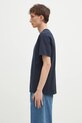 Wood Wood t-shirt bawełniany Essential Sami classic 30250245 granatowy AW24