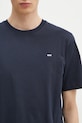 Wood Wood t-shirt bawełniany Essential Sami classic granatowy 30250245