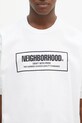 Bavlněné tričko NEIGHBORHOOD Tee SS - 1 bílá 242PCNH.ST01