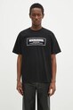NEIGHBORHOOD tricou din bumbac Tee SS - 1 print negru 242PCNH.ST01