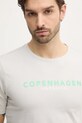 Βαμβακερό μπλουζάκι Lindbergh γκρί 30.400200.soft.grey