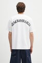 Oblečení Bavlněné tričko Wacko Maria Washed Heavy Weight 24FW.WMT.WT02 bílá