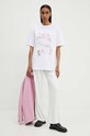 Îmbrăcăminte Samsoe Samsoe tricou din bumbac SAGIOTTO U24200007 alb