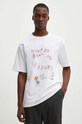 Samsoe Samsoe tricou din bumbac SAGIOTTO alb U24200007