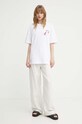 Îmbrăcăminte Samsoe Samsoe tricou din bumbac SAGIOTTO U24200007 alb