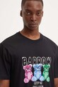 Barrow tricou din bumbac F4BWUATH061 negru AW24