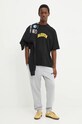 Barrow tricou din bumbac F4BWUATH067 negru AW24