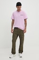 Majica kratkih rukava Barrow ljubičasta F4BWUATH134