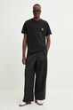 Barrow t-shirt bawełniany czarny F4BWUATH139