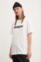 Odzież Barrow t-shirt bawełniany F4BWUATH144 beżowy