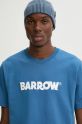 Barrow t-shirt in cotone F4BWUATH144 blu AW24